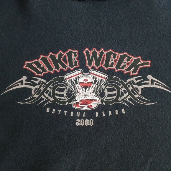 2006 Daytona Beach Bike Week black hoodie - Picture 3 of 7
